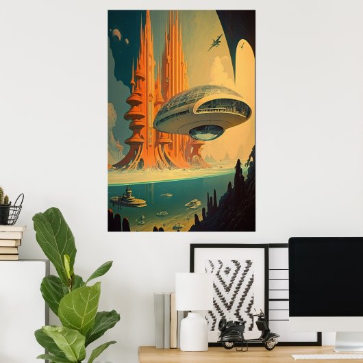 De banken van Omega Poster (Thuiskantoor)