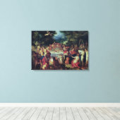 De banket van de goden canvas afdruk (Insitu (Houten vloer))