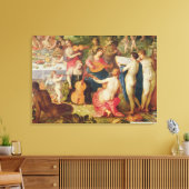 De banket van de goden canvas afdruk (Insitu (Woonkamer))