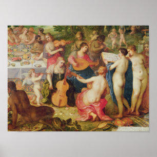 De banket van de goden poster