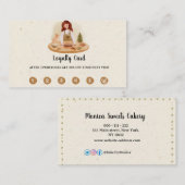 de bankkaarten van de de bakkerij van het douanema visitekaartje (Voorkant / Achterkant)