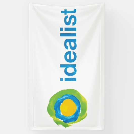 De Banner van de Idealiter (pas grootte + materiaa (Verticaal)