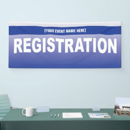 De Banner van de Lijst van de Registratie van de g