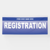 De Banner van de Lijst van de Registratie van de g (Horizontaal)