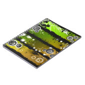 De Banner van de Muziek van de Stijl van Grunge Notitieboek (Linkerzijde)