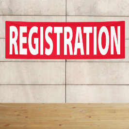 De Banner van de registratie voor Gebeurtenis of C