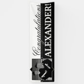  de banner van het afstuderen van Gefeliciteerd (Verticaal)