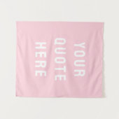 De Banner van het Citaat van de douane paste Uw Mu Wandkleed (Voorkant (horizontaal))