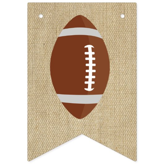 De Banner van het football met Persoonlijk Bericht (Eerste vlag)