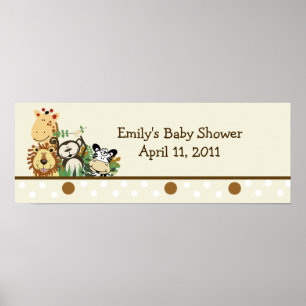 De  banner van het Oerwoud van de Zoo-bemanning -  Poster