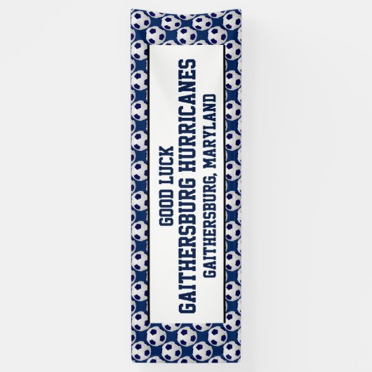 De Banner van het Team van de Voetbal, Persoonlijk (Verticaal)