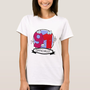 De Banner van officieel 91 Verjaardag T-shirt
