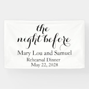 De Banner voor het Feest de Nacht Voor de Proef