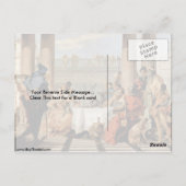 De Banquet Cleopatra van Giovanni Tiepolo Briefkaart (Achterkant)