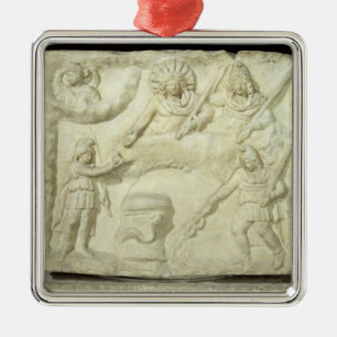De Banquet van Mithras en de Zon Metalen Ornament
