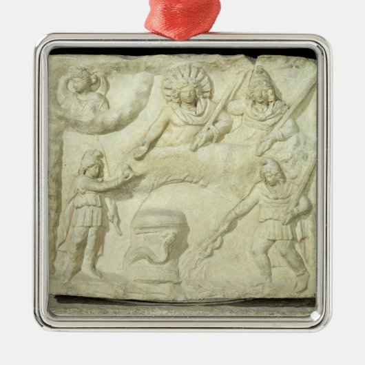 De Banquet van Mithras en de Zon Metalen Ornament (Voorkant)