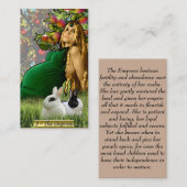 De Banx Tarot Empress Visitekaartjes (Voorkant / Achterkant)