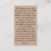 De Banx Tarot Magicische Visitekaartjes (Achterkant)