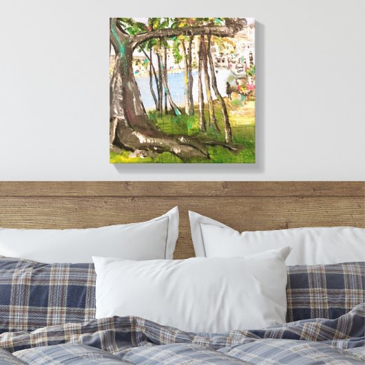 De Banyan, FL. Canvas Afdruk (Insitu (Slaapkamer))