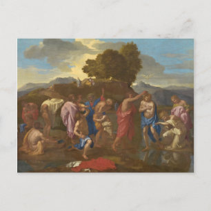 De Baptisme van Christus, 1641-42 Briefkaart