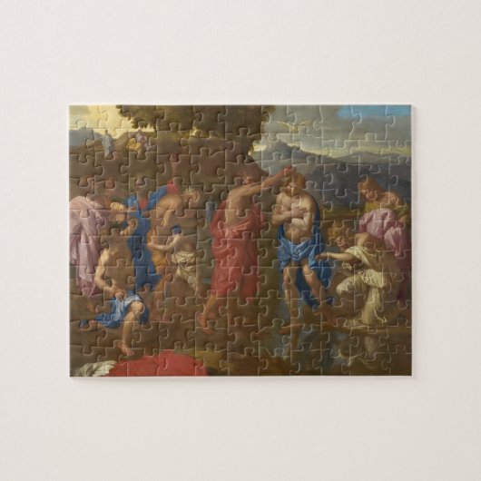 De Baptisme van Christus, 1641-42 Legpuzzel (Horizontaal)