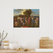 De Baptisme van Christus, 1641-42 Poster (Keuken)