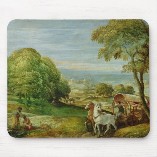 De Baptisme van de Ethiopische Eunuch Muismat (Voorkant)