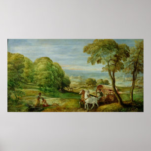 De Baptisme van de Ethiopische Eunuch Poster