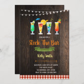 De bar bbq uitnodiging voorraad (Voorkant / Achterkant)