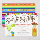 De Bar Fiesta wordt uitgenodigd Kaart (Voorkant / Achterkant)