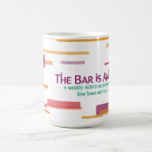 De Bar is Enkel Hoge Nieuwe Logo Mok (Center)