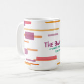 De Bar is Enkel Hoge Nieuwe Logo Mok (Voorkant links)