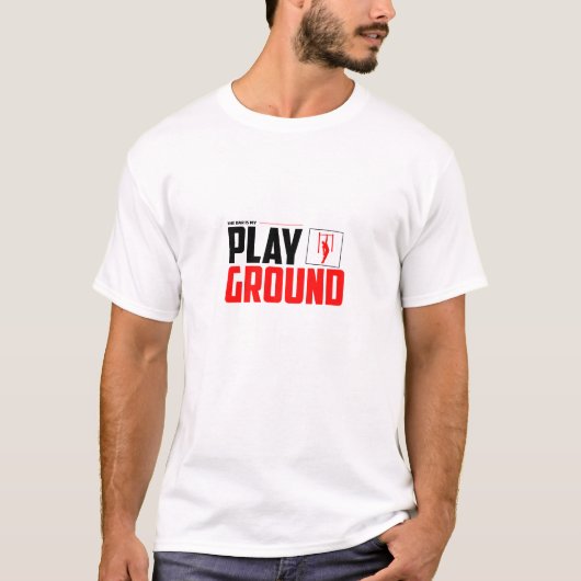 De Bar Is Mijn Speeltuin - Calisthenics T-Shirt (Voorkant)