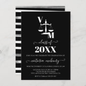 De Bar Law School Black en White Kaart (Voorkant / Achterkant)