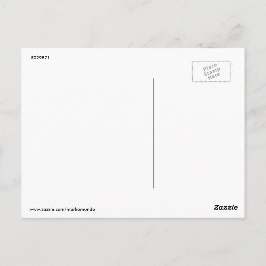 De bar, Miami Beach, Florida  Briefkaart (Achterkant)