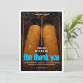 De Bar Mitzvah Movie Dank u Bedankkaart (Staand voorkant)