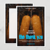 De Bar Mitzvah Movie Dank u Bedankkaart (Voorkant / Achterkant)