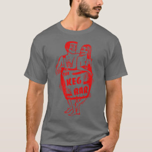 De bar retro defecte taverne t-shirt