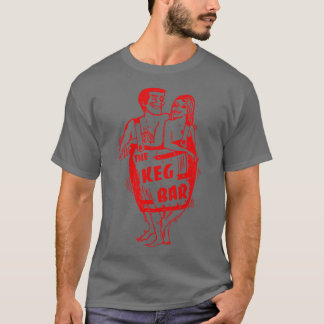 De bar retro defecte taverne t-shirt