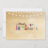 De bar Robuuste Verloving nodigt de Uitnodiging ui (Achterkant)