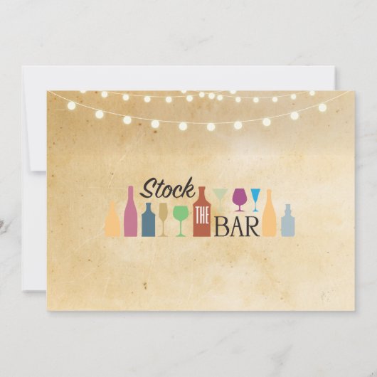 De bar Robuuste Verloving nodigt de Uitnodiging ui (Achterkant)