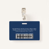 De Bar van de Foto van het Bedrijf van het bedrijf Badge (Achterkant met clip)