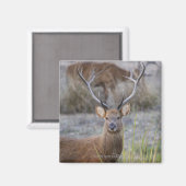 De Barasingha of Barasinga (Rucervus Magneet (Voorkant / Achterkant)