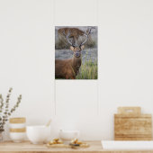 De Barasingha of Barasinga (Rucervus Poster (Keuken)