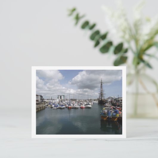 De barbacane briefkaart (Staand voorkant)