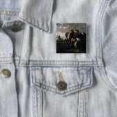 De barbaren voor Rome Vierkante Button 5,1 Cm (In situ)