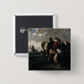 De barbaren voor Rome Vierkante Button 5,1 Cm (Voorkant /achterkant)