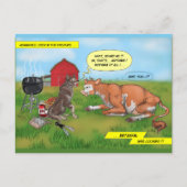 De Barbecue Betrayal! - Briefkaart (Voorkant)