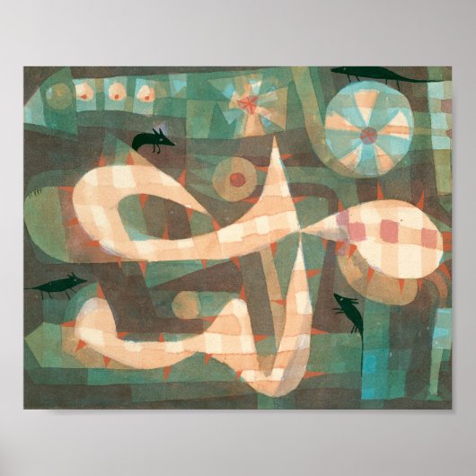 De Barbed Noose met de Mice : Paul Klee 1923 Poster (Voorkant)