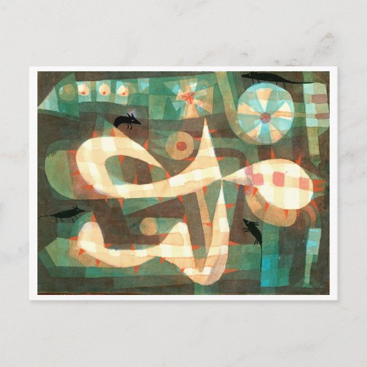 De Barbed Noose met de Mice, Paul Klee Briefkaart (Voorkant)